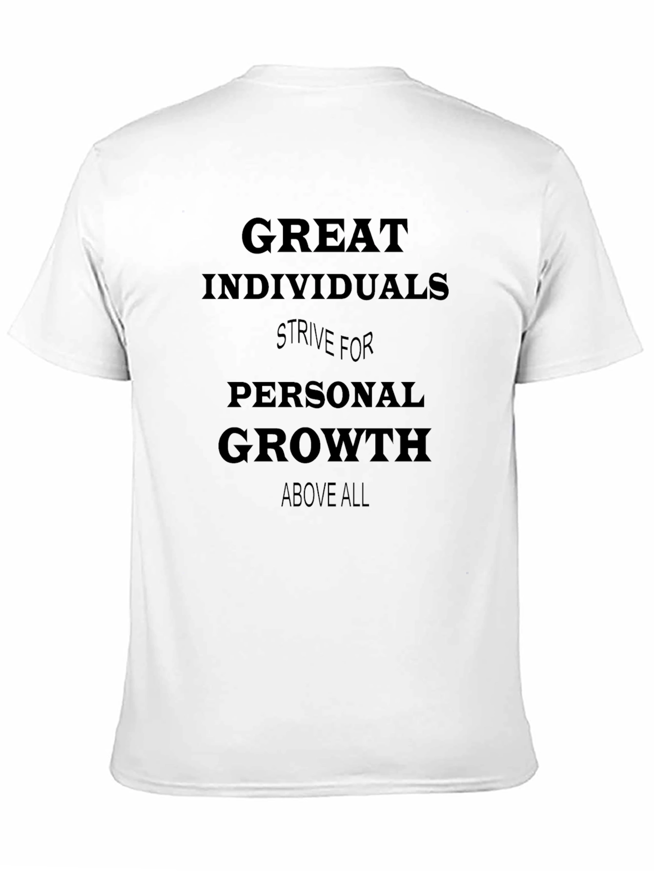Growth Mindset Black T-Shirt