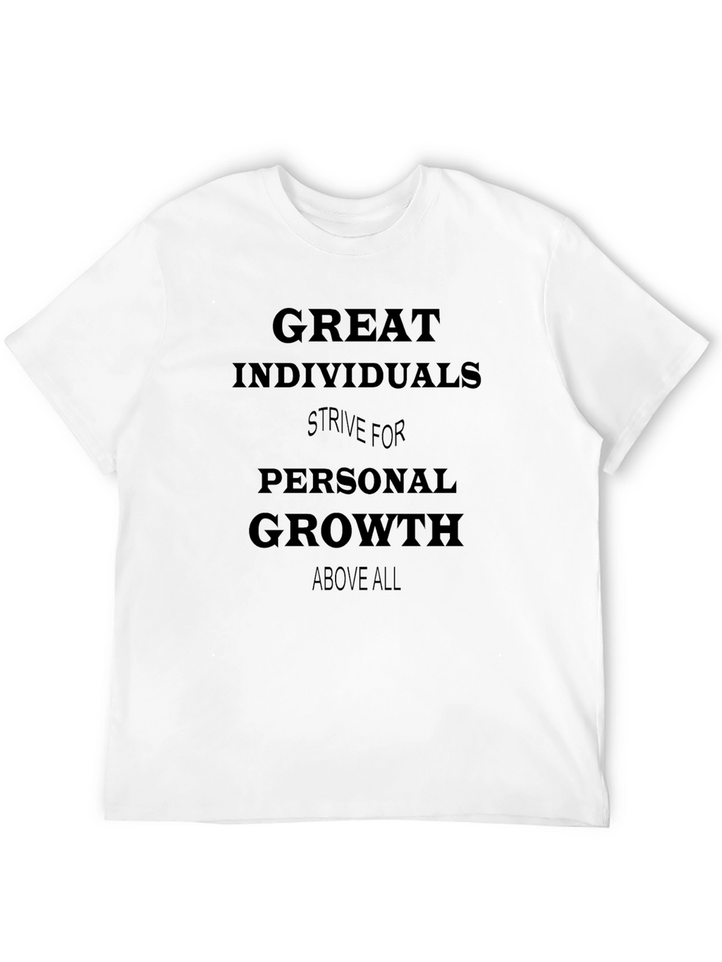 Growth Mindset Black T-Shirt