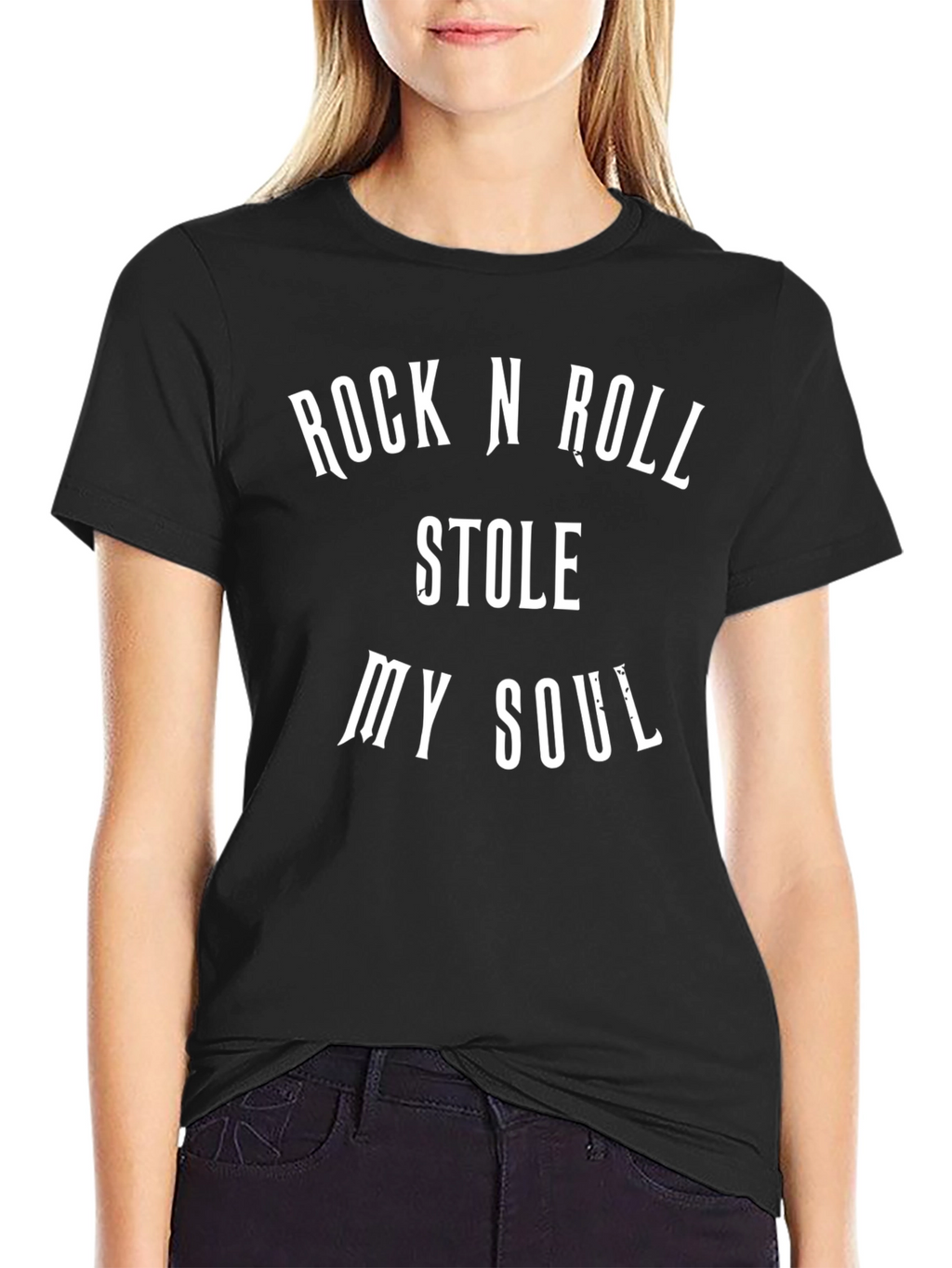 Rock N Roll Stole My Soul Graphic T-Shirt