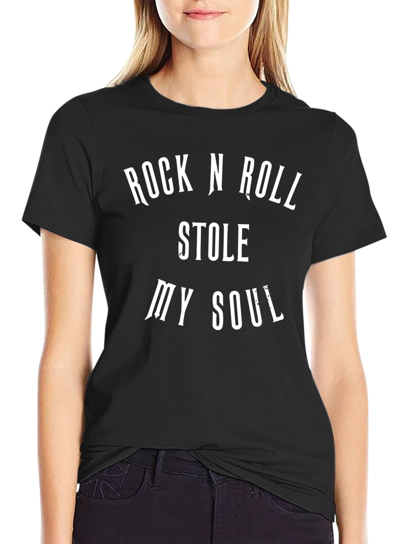 Rock N Roll Stole My Soul Graphic T-Shirt