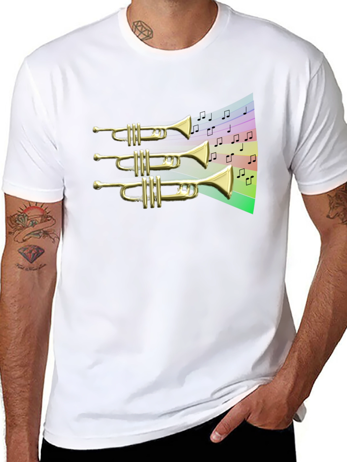 Trumpet T-Shirt - Musical Instrument Tee