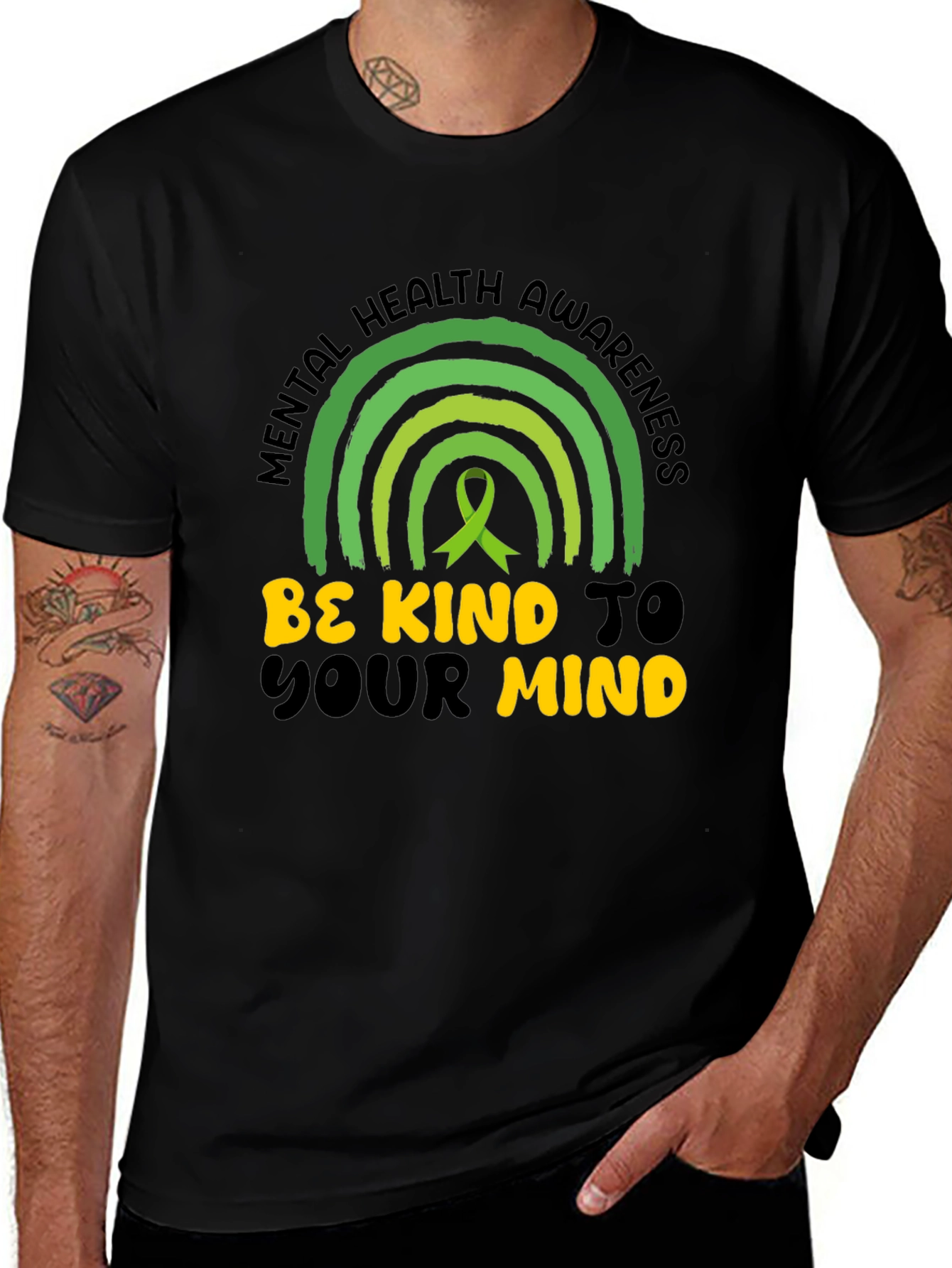 Mental Health Awareness T-Shirt - Be Kind To Your Mind