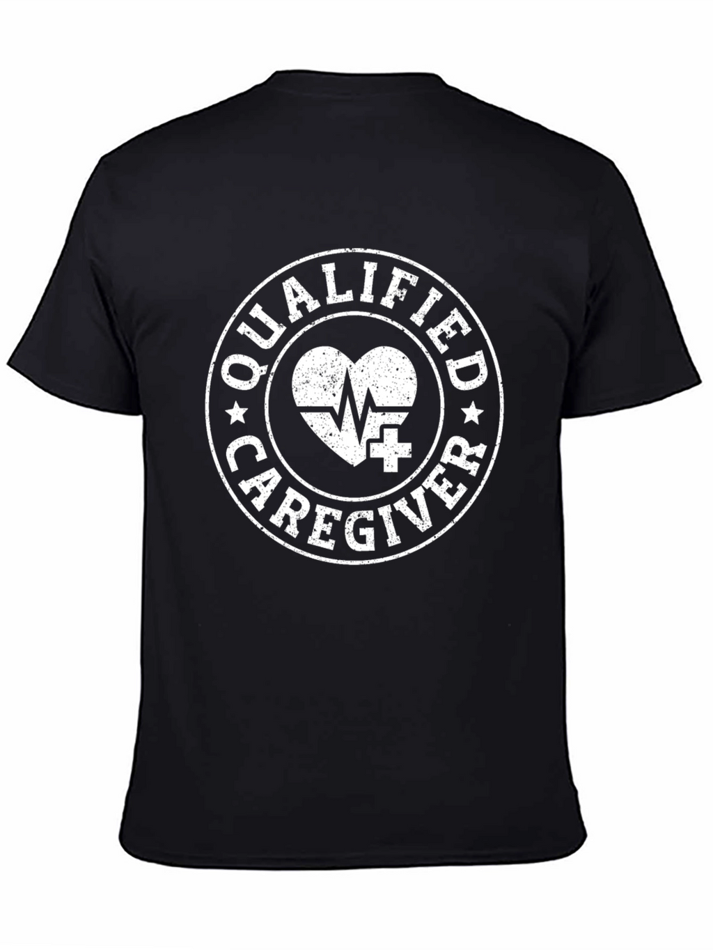 Qualified Caregiver Graphic Tee - Black