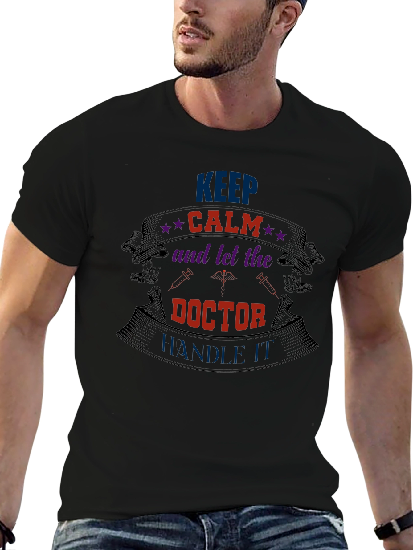 Keep Calm Doctor Graphic Tee