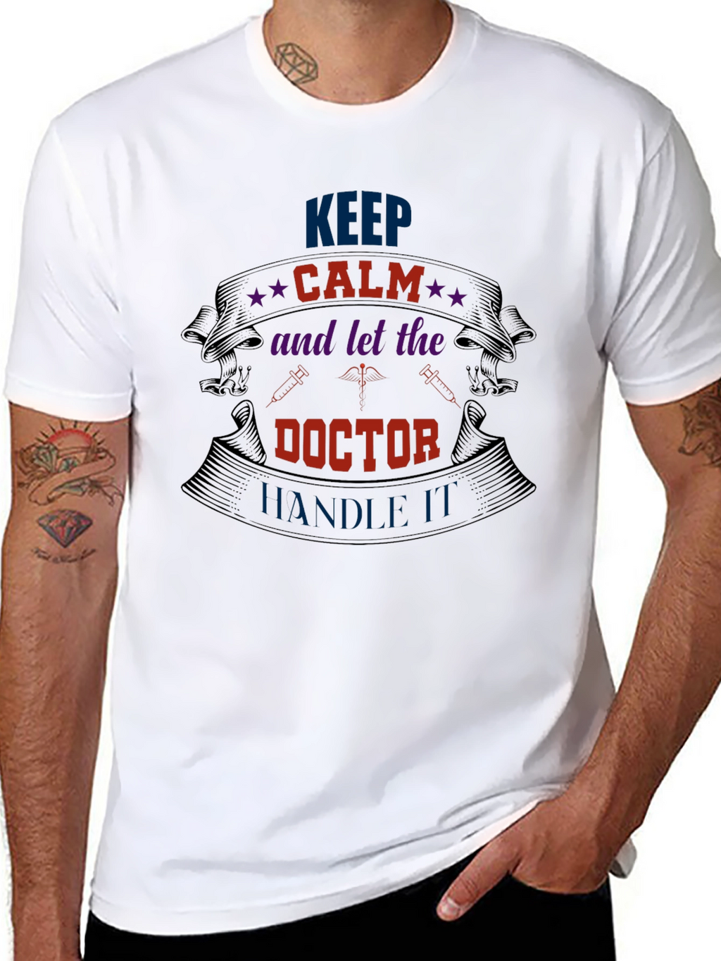 Keep Calm Doctor Graphic Tee