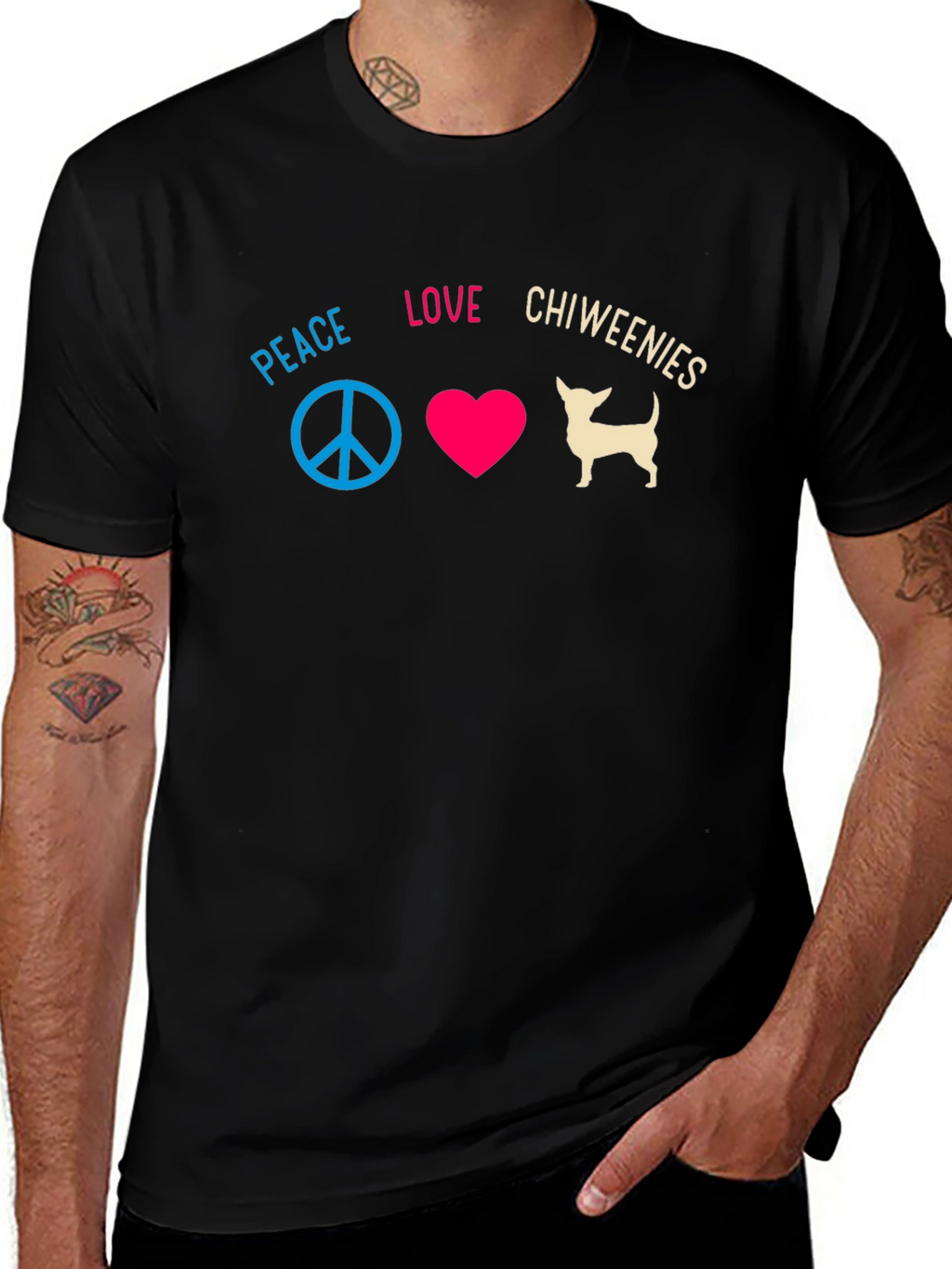 Peace Love Chiweenies T-Shirt