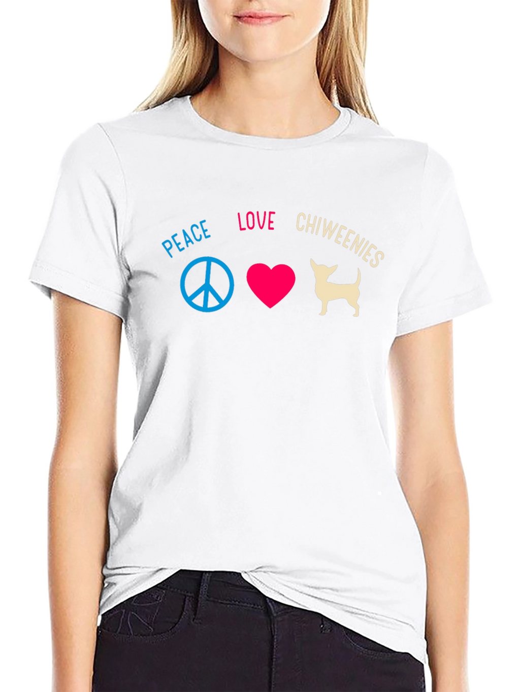 Peace Love Chiweenies T-Shirt