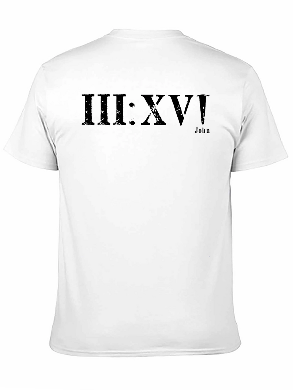 John 3:16 Black T-Shirt