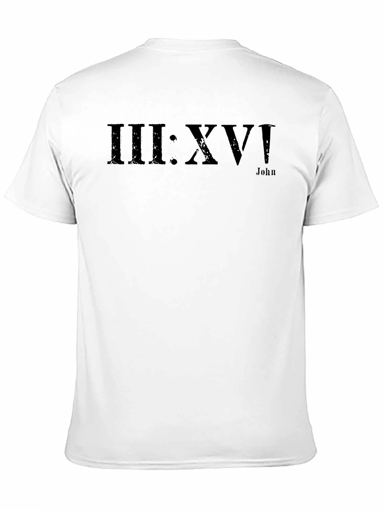 John 3:16 Black T-Shirt