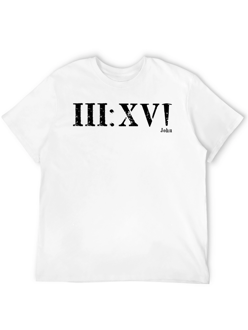 John 3:16 Black T-Shirt