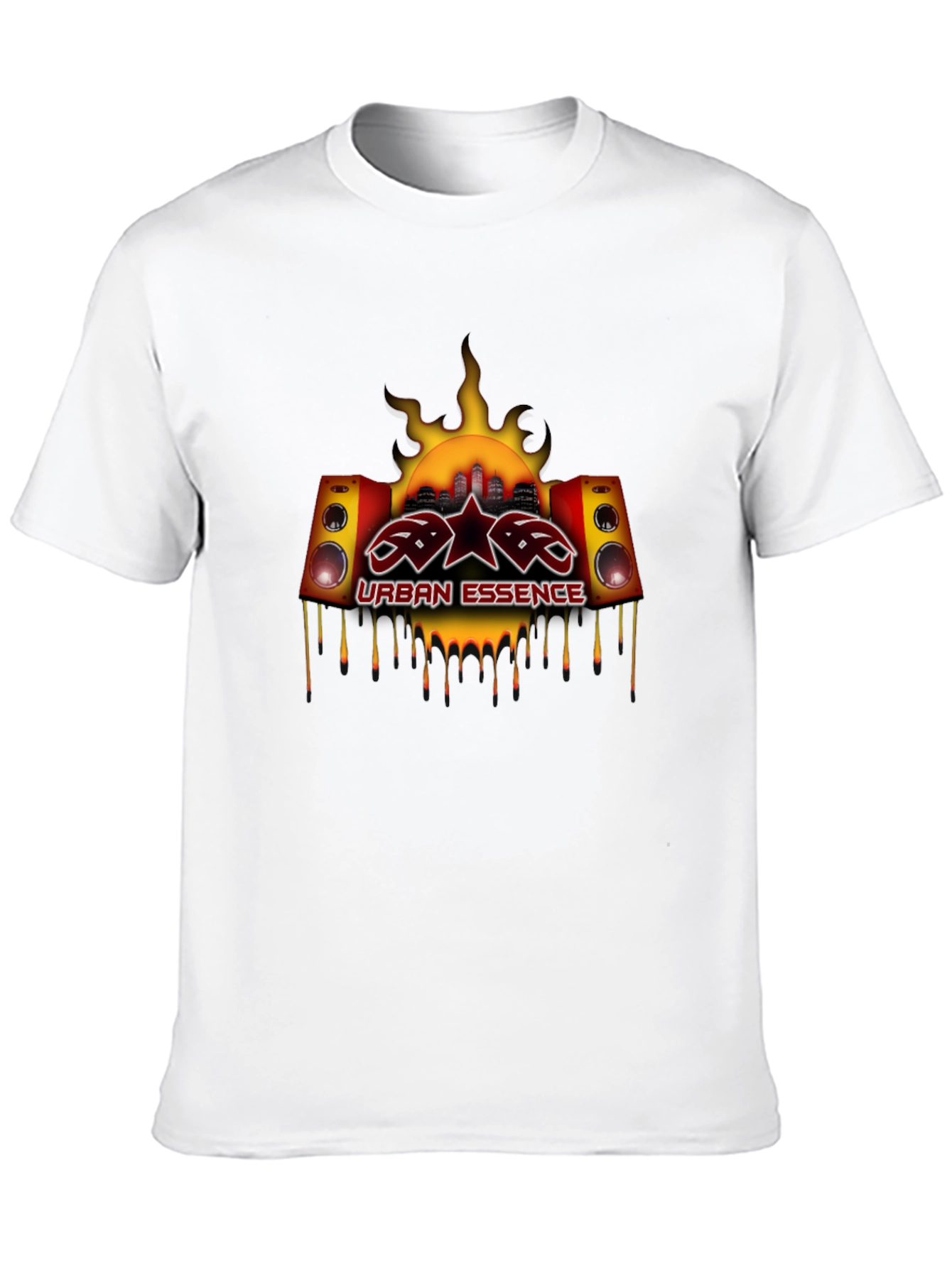 Urban Essence Graphic Tee - Black