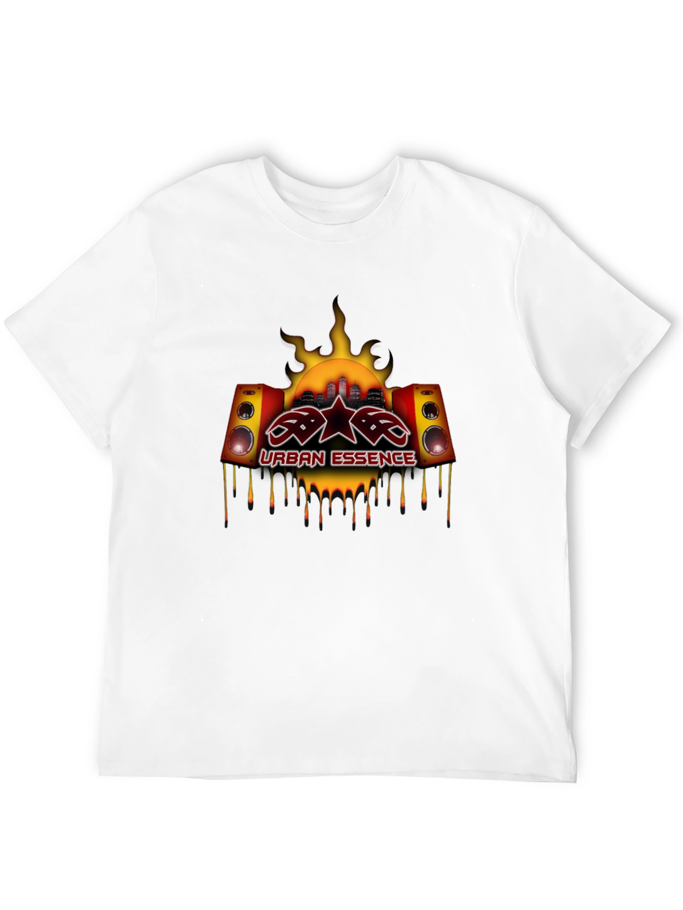 Urban Essence Graphic Tee - Black