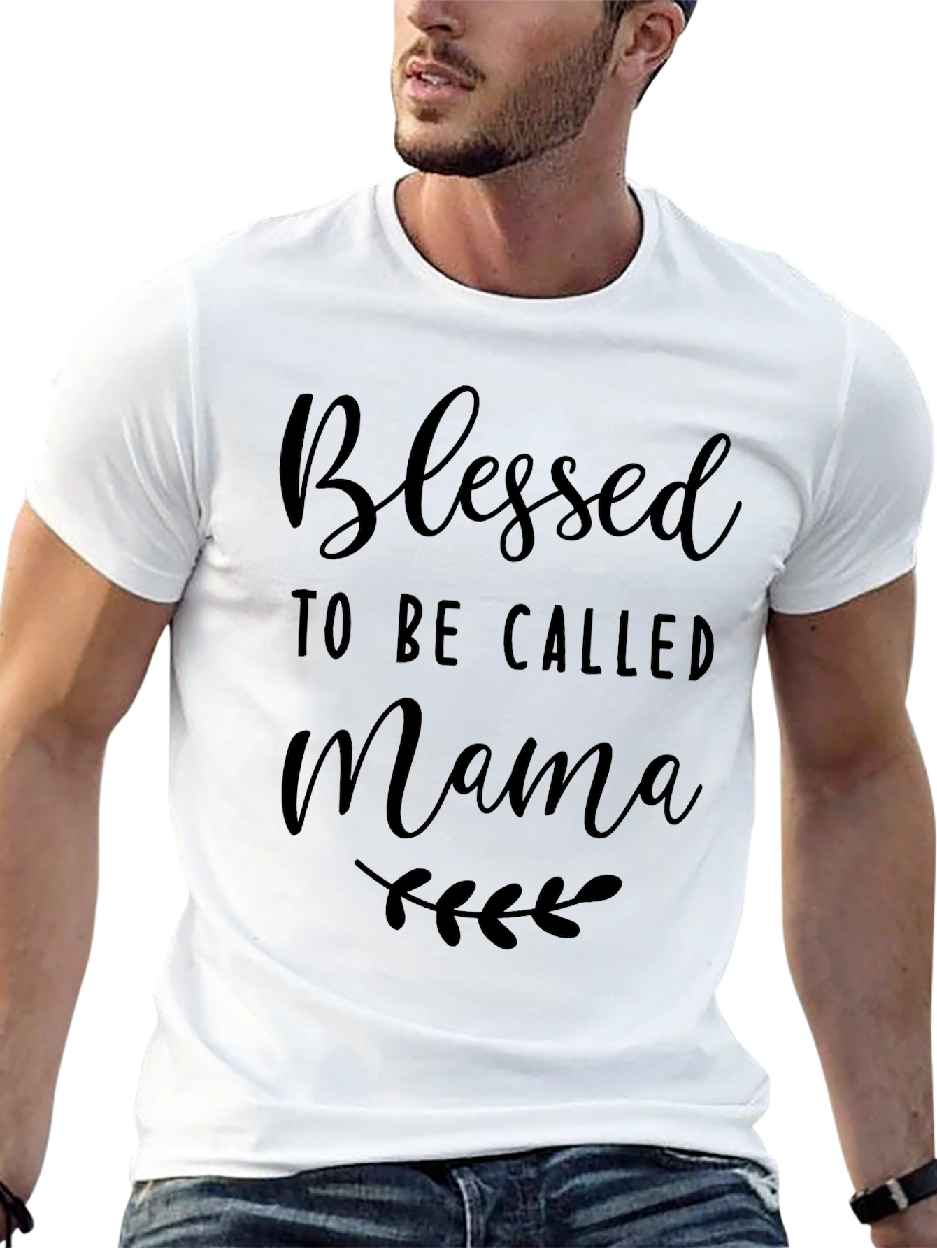 Blessed Mama Graphic Tee - Black T-Shirt