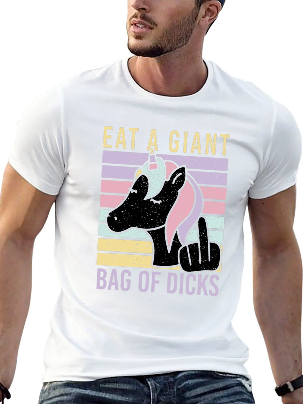 Eat a Giant Bag T-Shirt - Graphic Novelty Tee