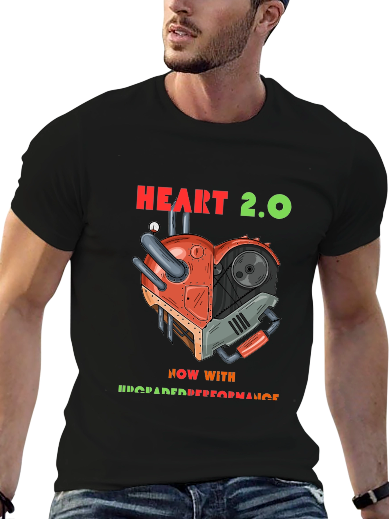 Heart 2.0 Upgraded Performance Graphic Tee
