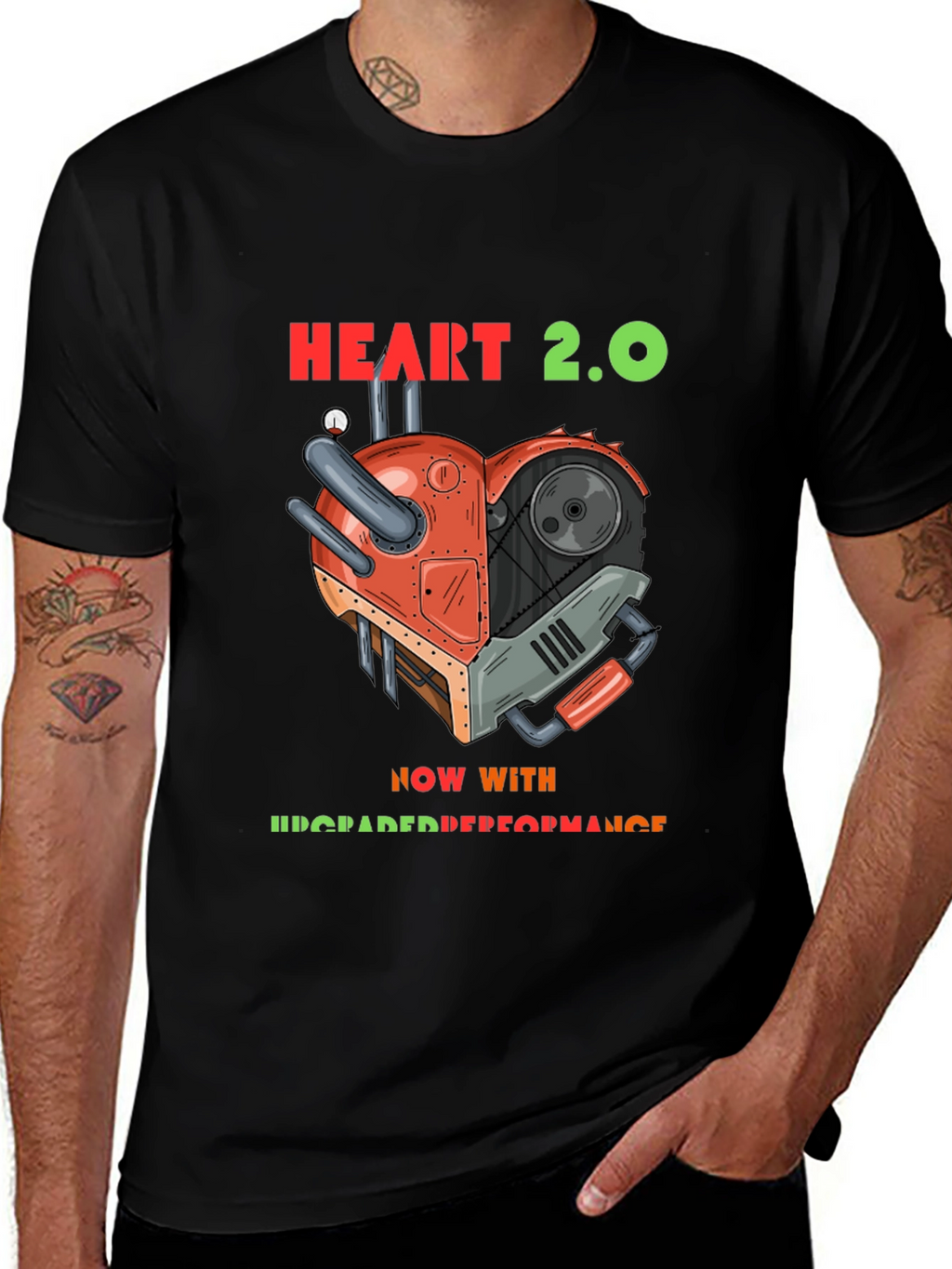 Heart 2.0 Upgraded Performance Graphic Tee