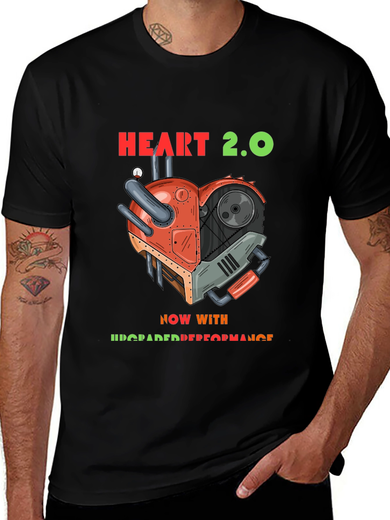 Heart 2.0 Upgraded Performance Graphic Tee