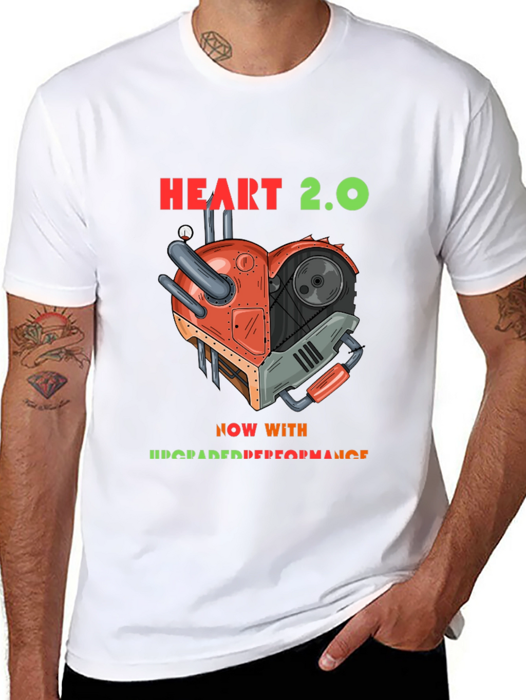 Heart 2.0 Upgraded Performance Graphic Tee