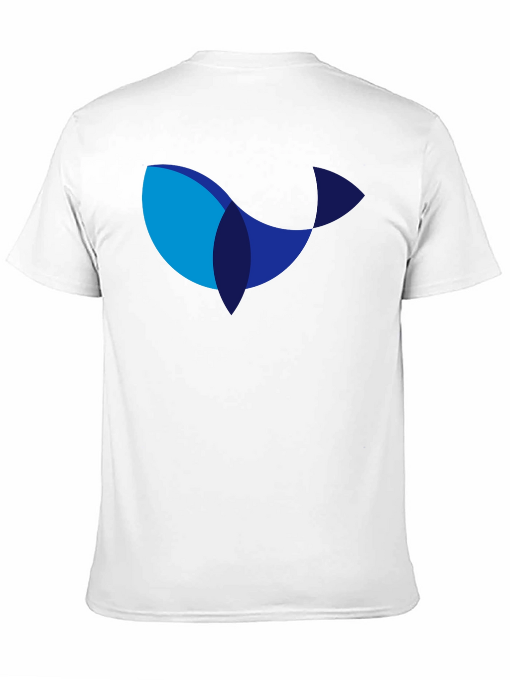 Modern Whale Graphic Black T-Shirt