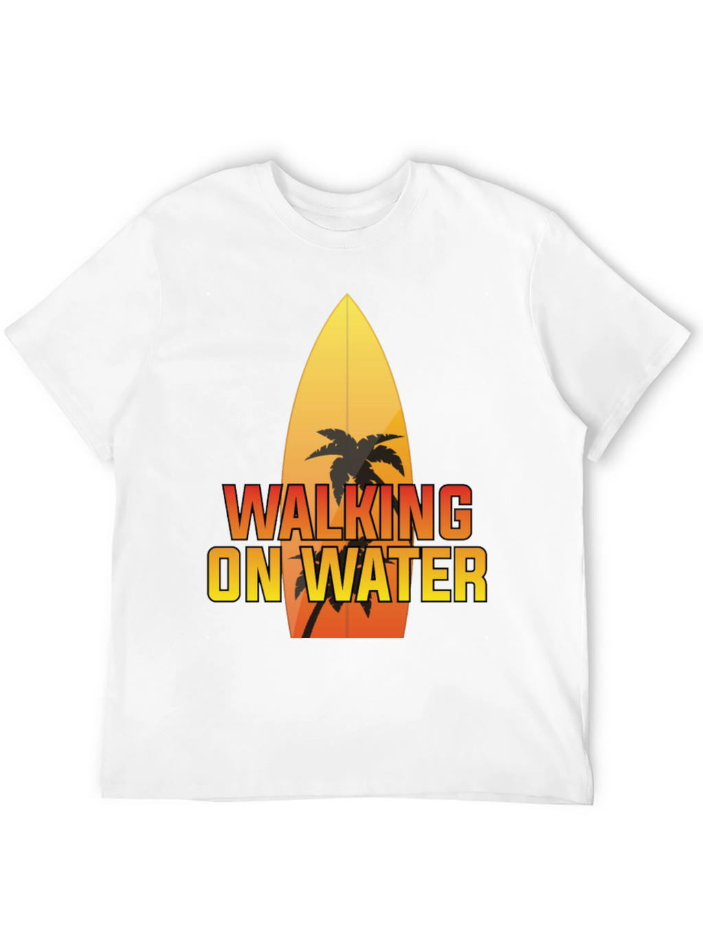Walking on Water Surfboard Graphic Tee
