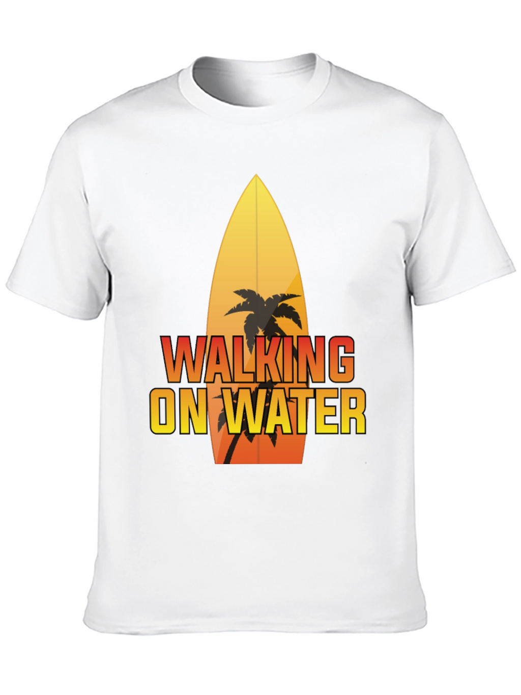 Walking on Water Surfboard Graphic Tee
