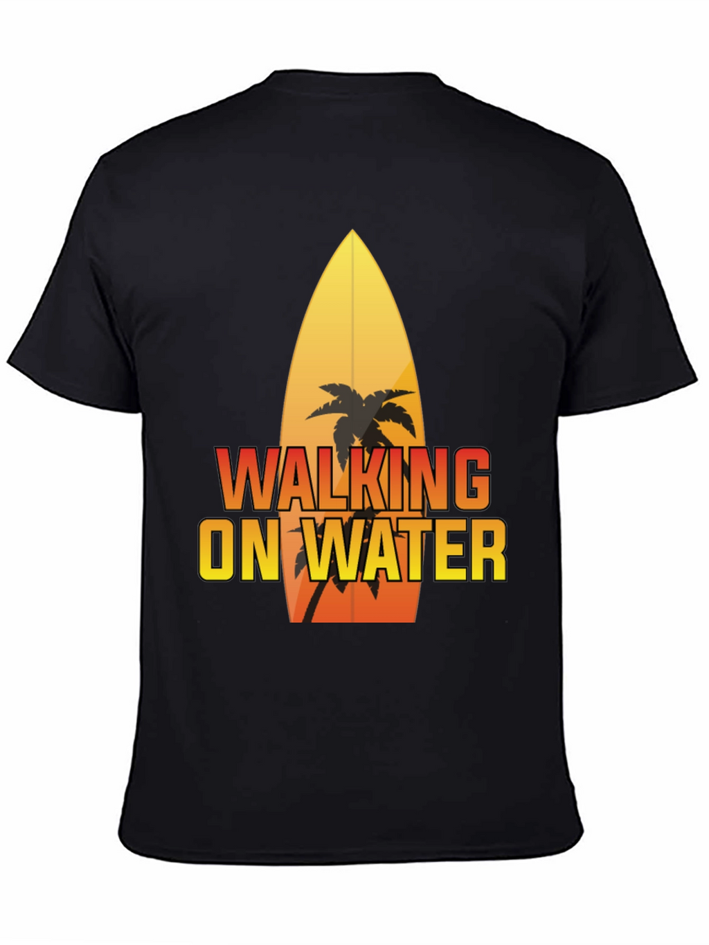 Walking on Water Surfboard Graphic Tee