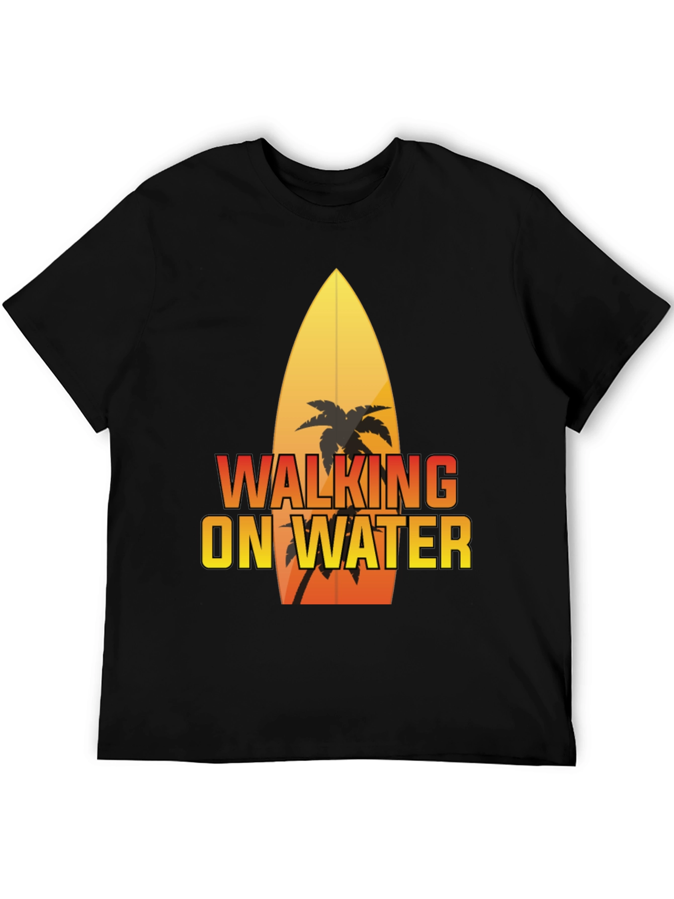 Walking on Water Surfboard Graphic Tee