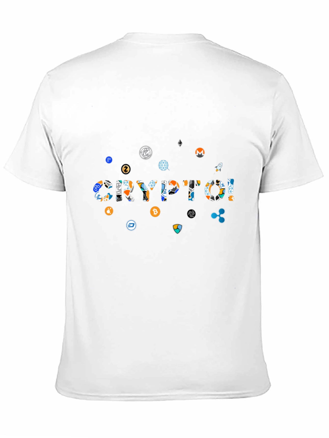 Crypto T-Shirt - Black Cotton Blend