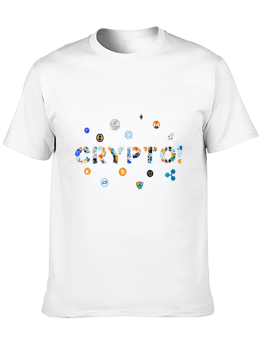 Crypto T-Shirt - Black Cotton Blend