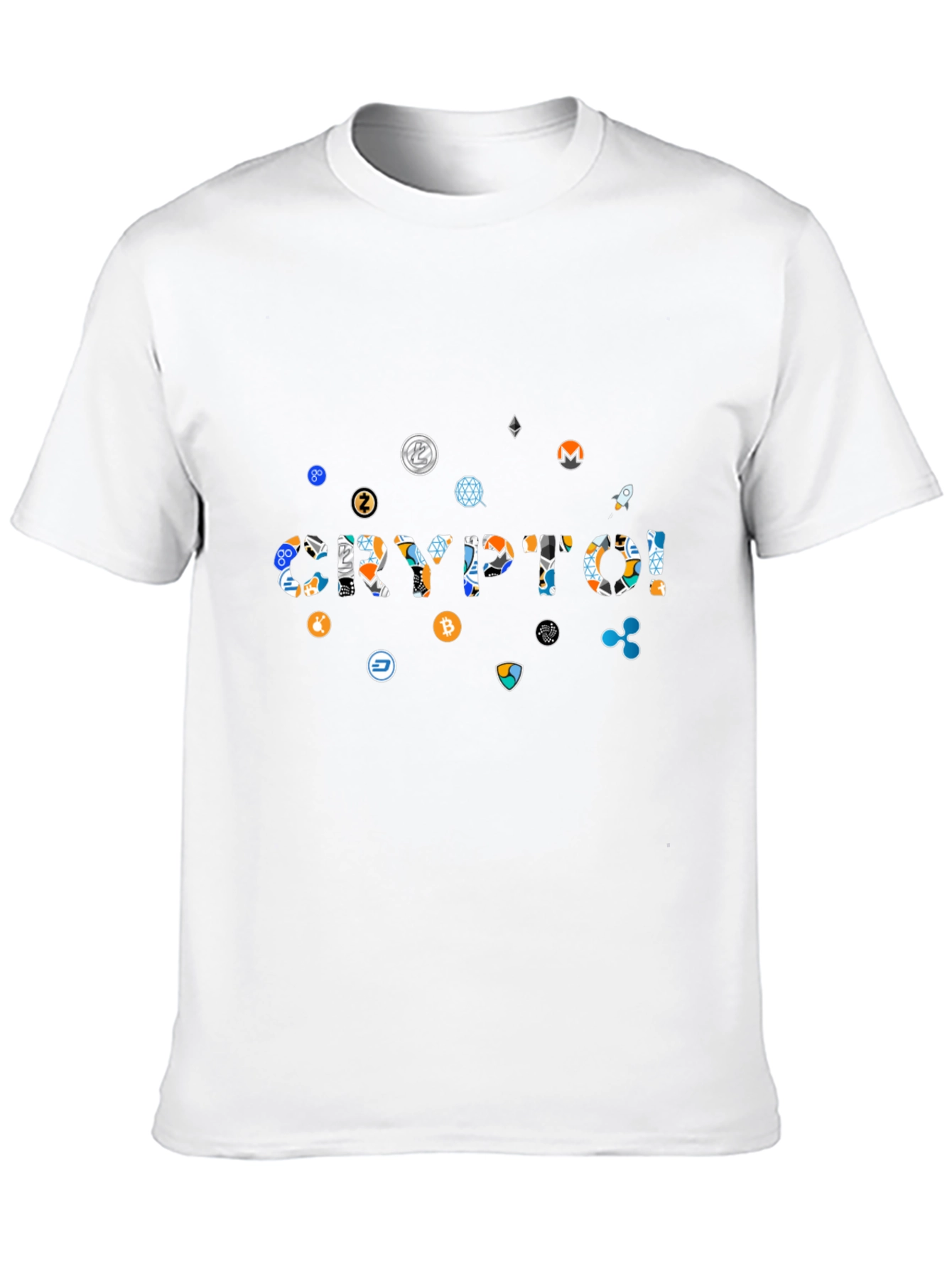 Crypto T-Shirt - Black Cotton Blend