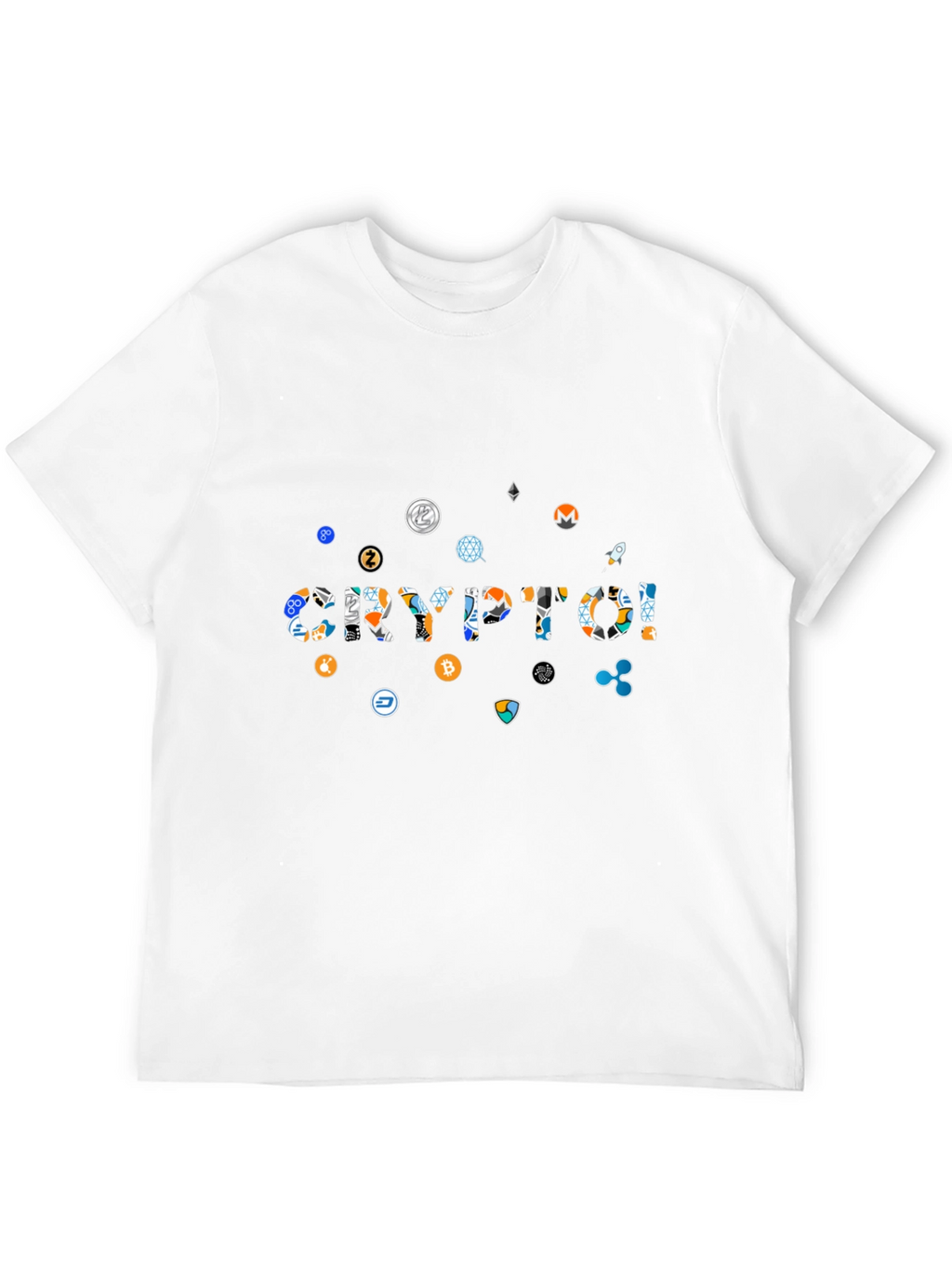 Crypto T-Shirt - Black Cotton Blend