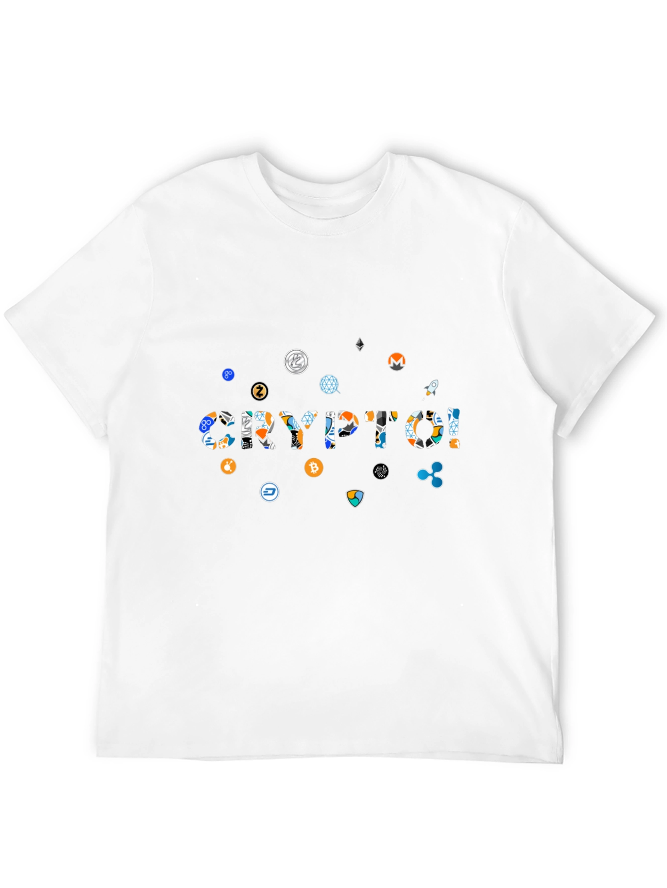 Crypto T-Shirt - Black Cotton Blend