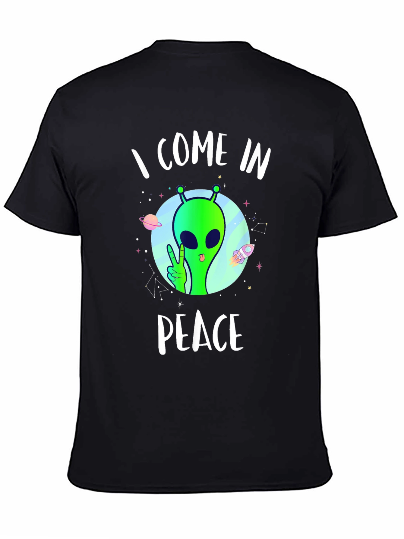 I Come In Peace Alien T-Shirt