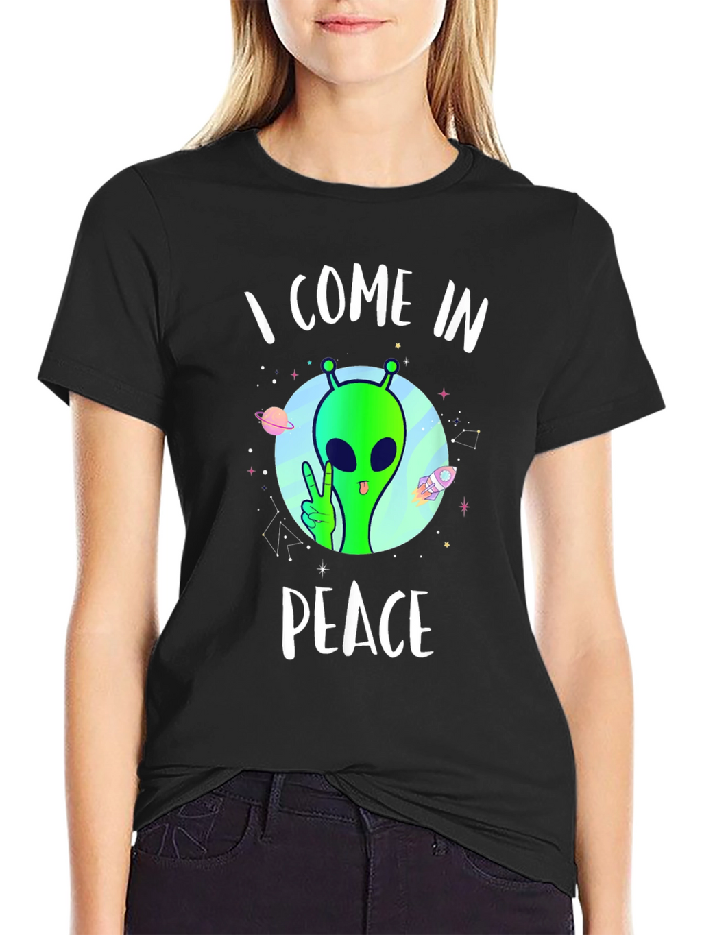 I Come In Peace Alien T-Shirt