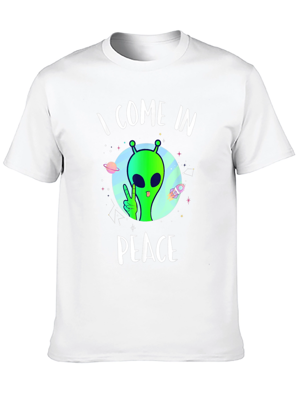 I Come In Peace Alien T-Shirt