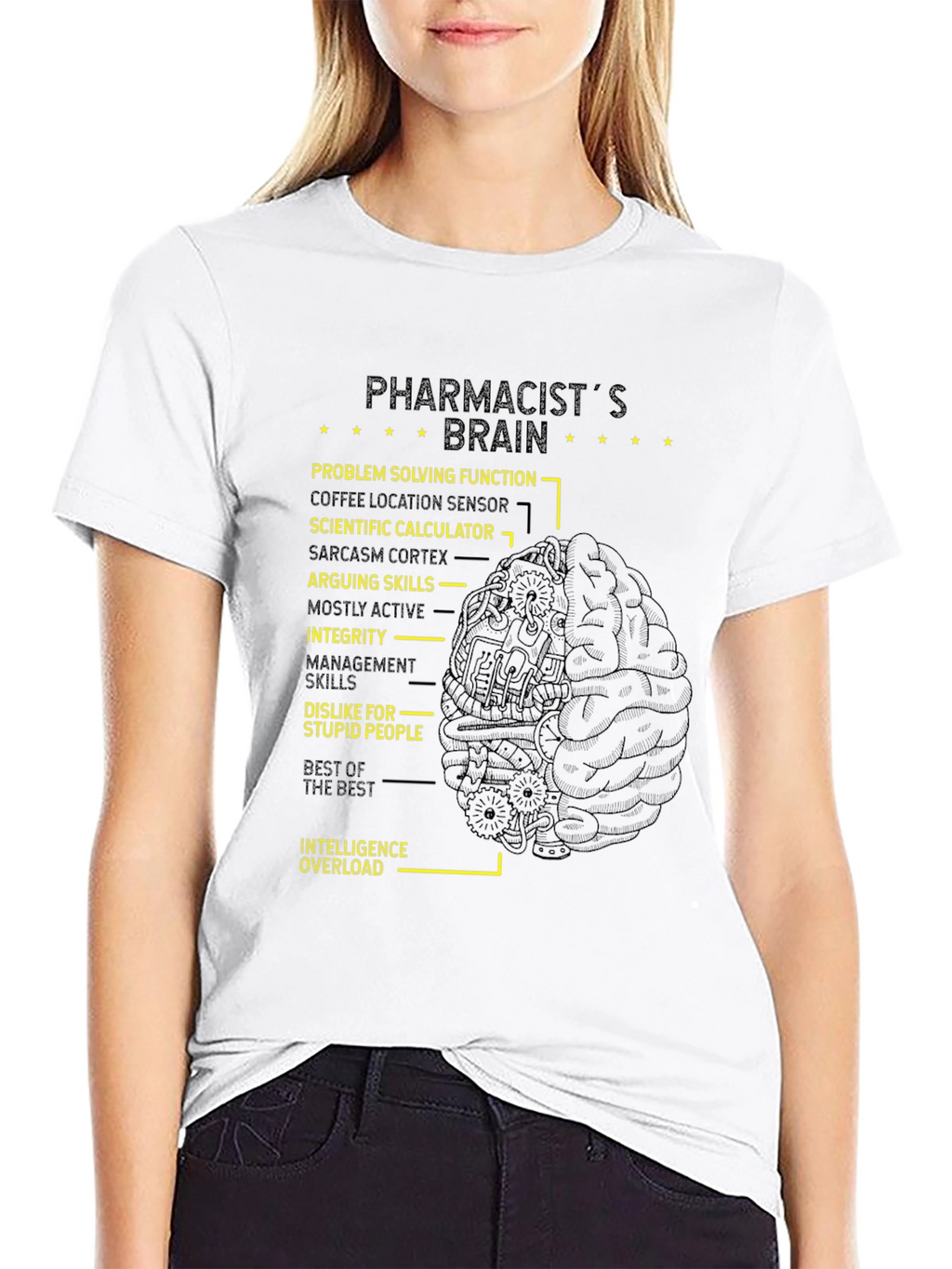 Pharmacists Brain T-Shirt - Funny Gift