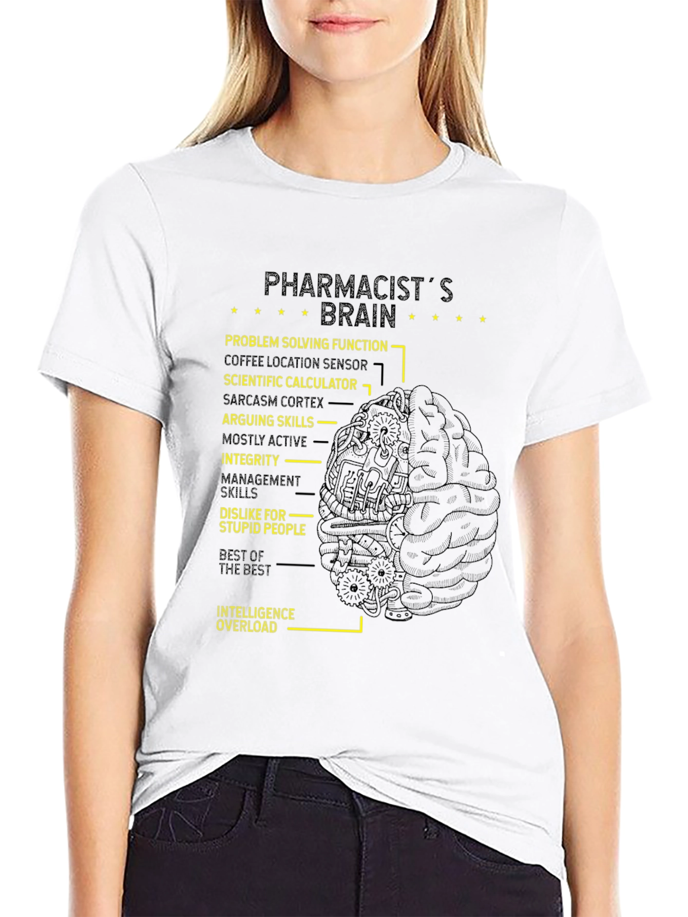 Pharmacists Brain T-Shirt - Funny Gift
