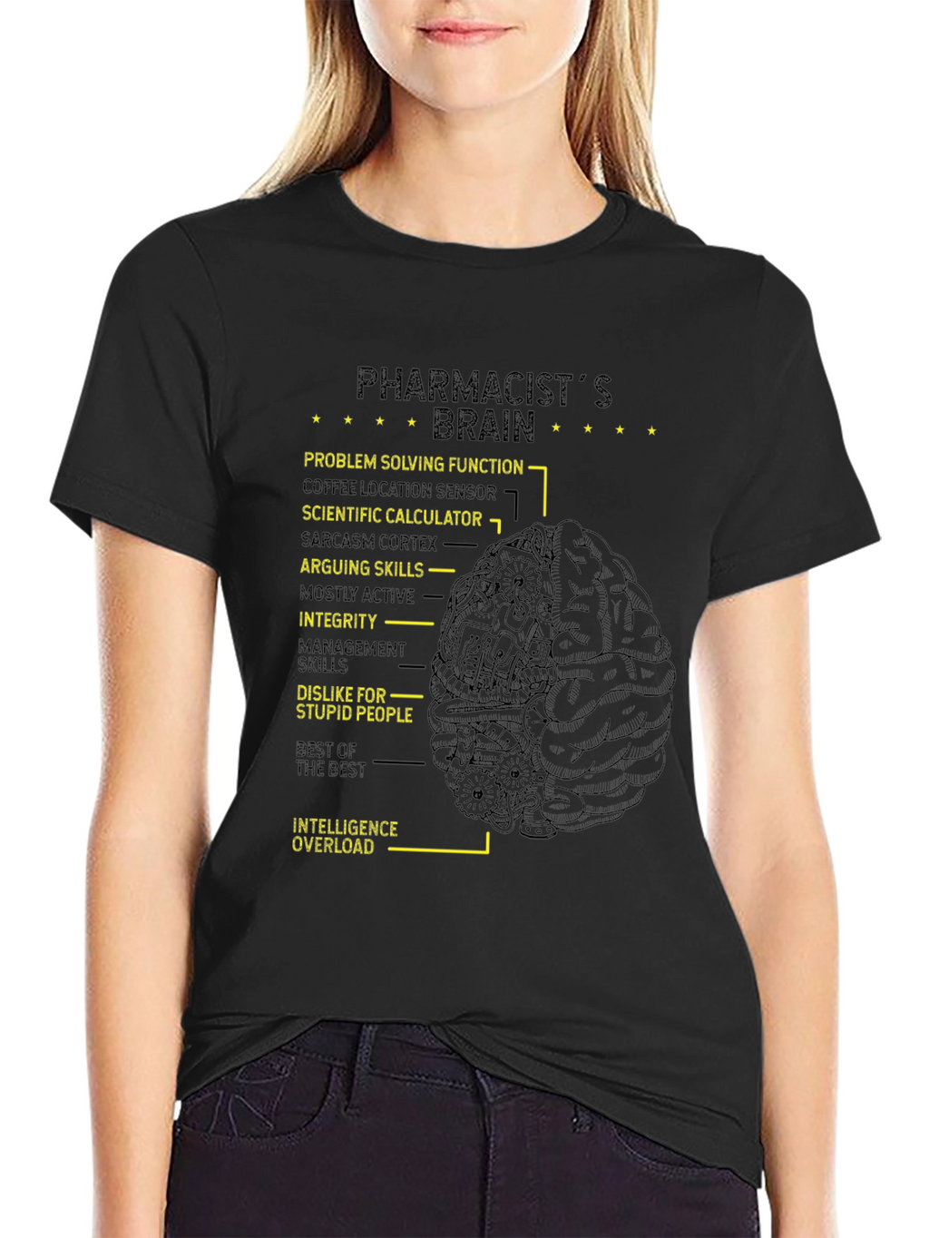 Pharmacists Brain T-Shirt - Funny Gift