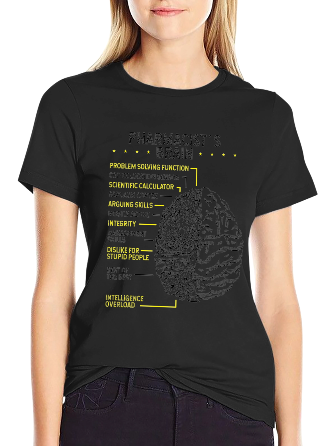 Pharmacists Brain T-Shirt - Funny Gift