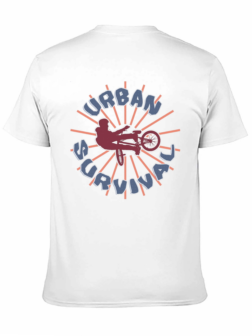 Urban Survival Graphic Tee - BMX Biker Style