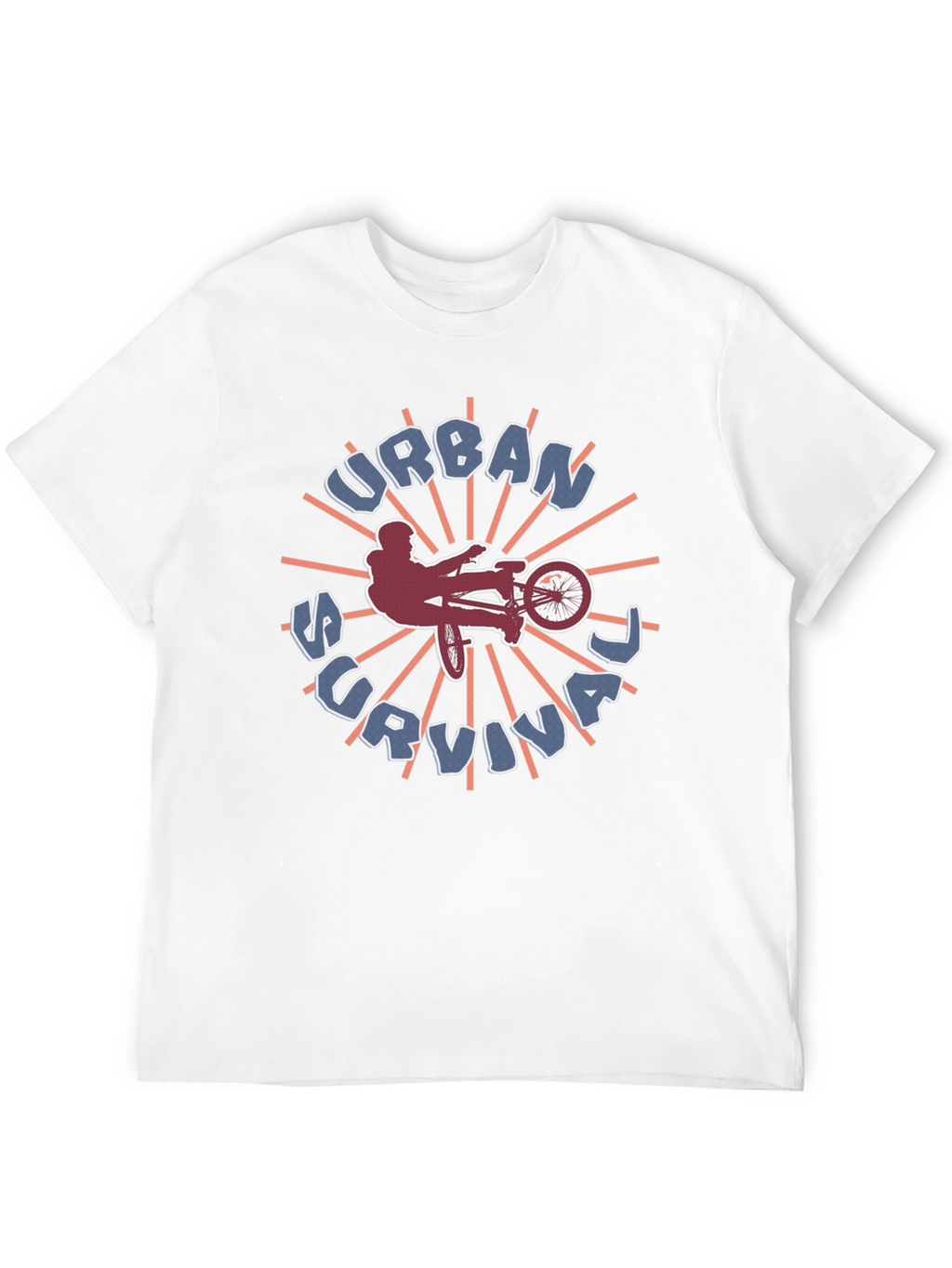Urban Survival Graphic Tee - BMX Biker Style
