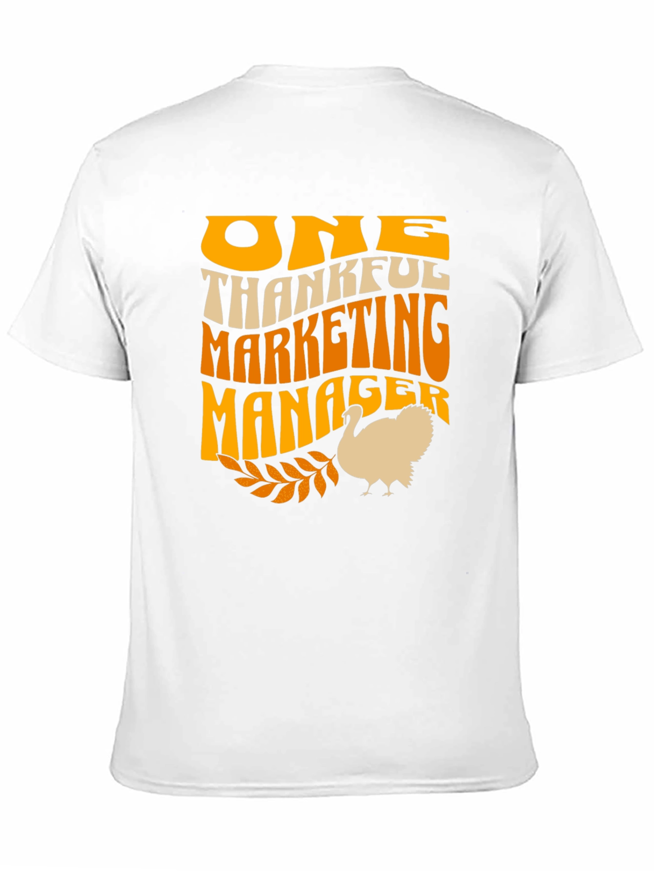 Thankful Marketing Manager Thanksgiving T-Shirt