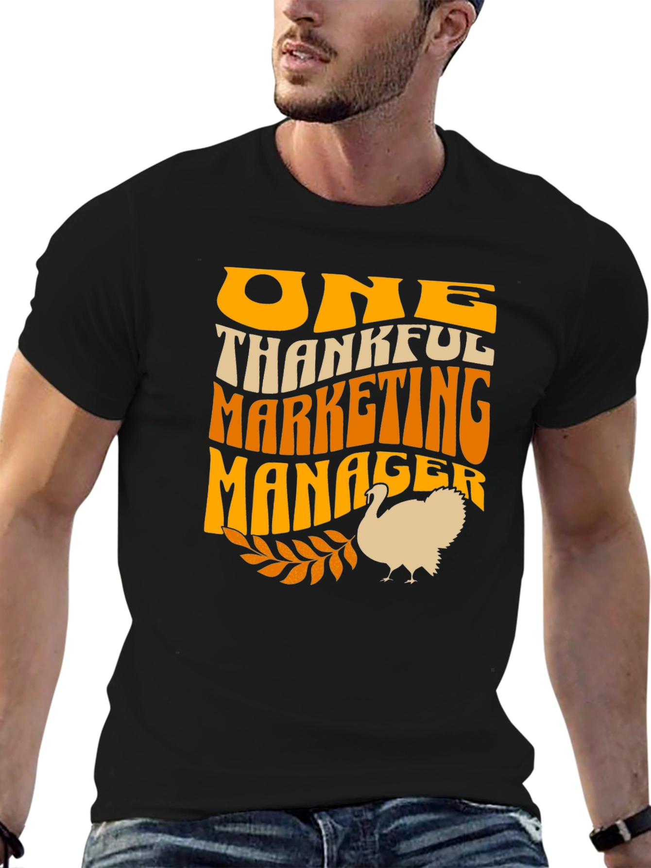 Thankful Marketing Manager Thanksgiving T-Shirt