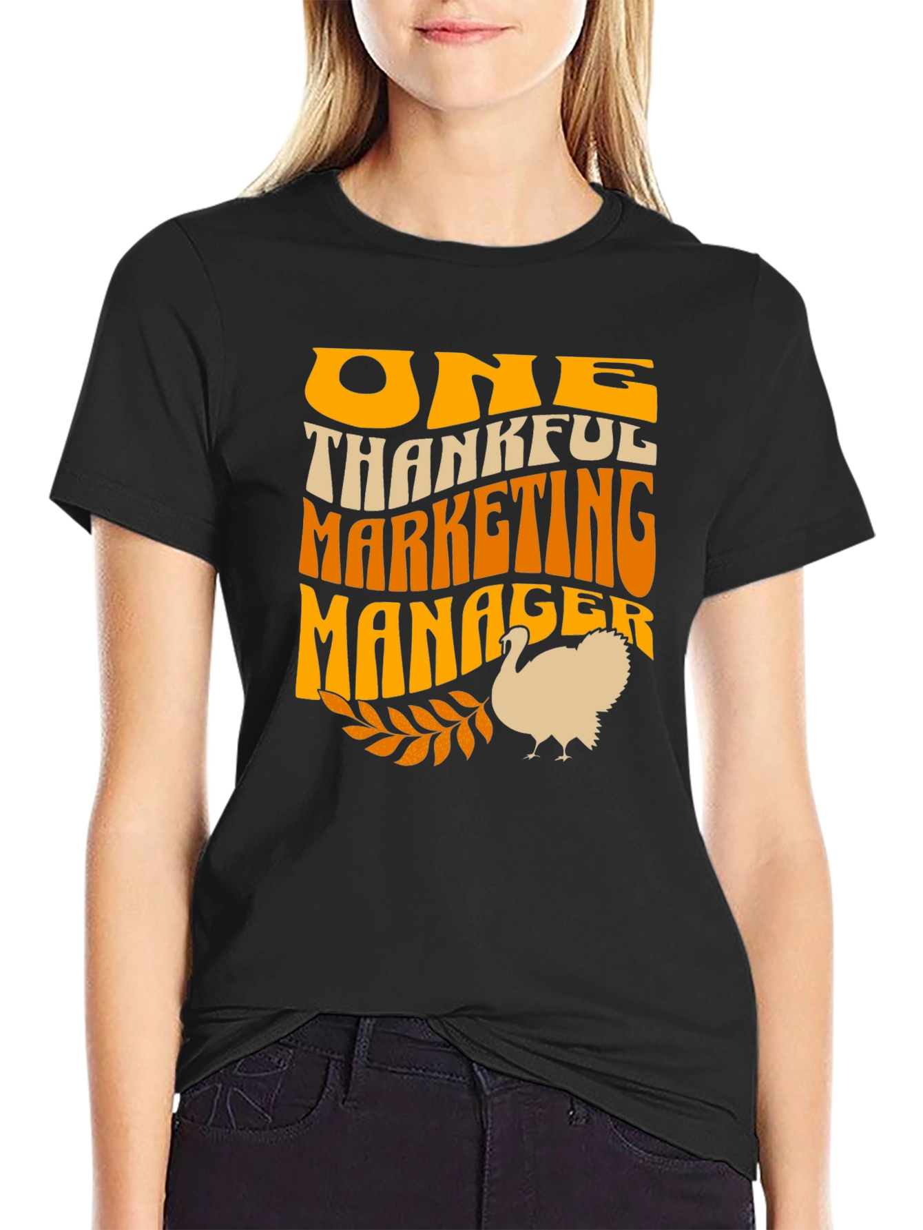 Thankful Marketing Manager Thanksgiving T-Shirt