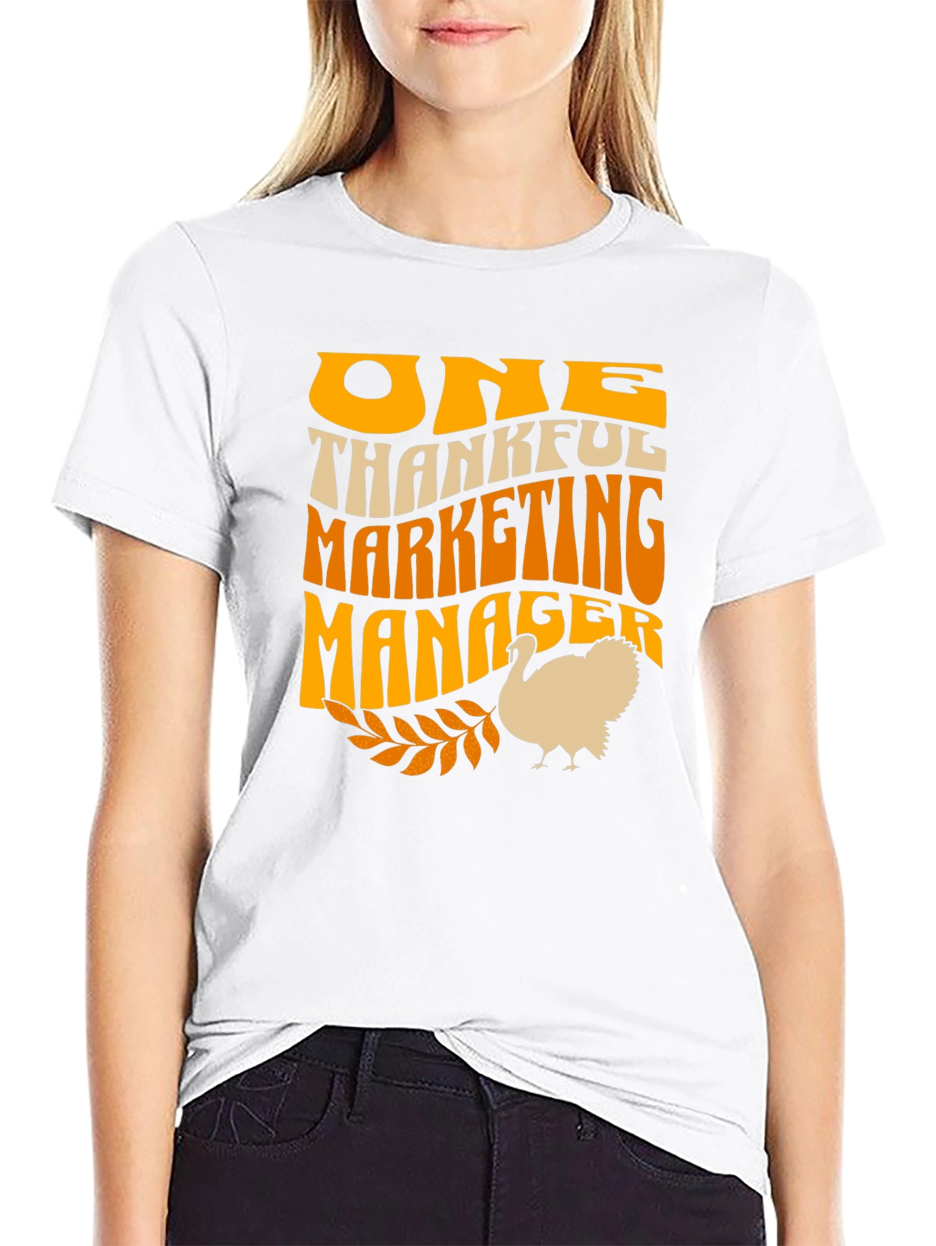 Thankful Marketing Manager Thanksgiving T-Shirt