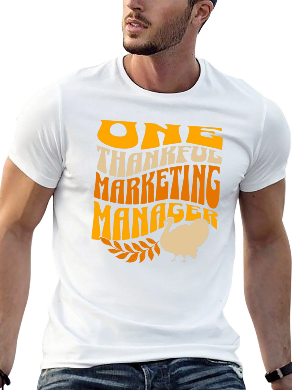 Thankful Marketing Manager Thanksgiving T-Shirt