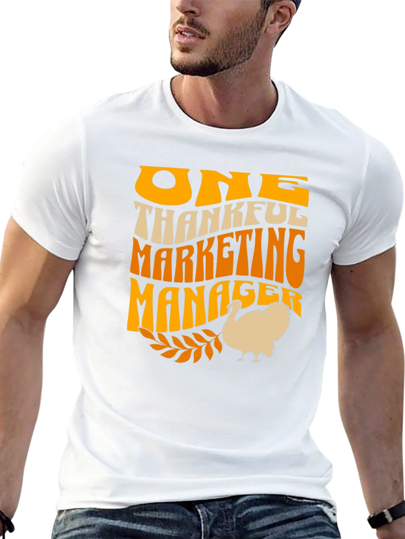 Thankful Marketing Manager Thanksgiving T-Shirt