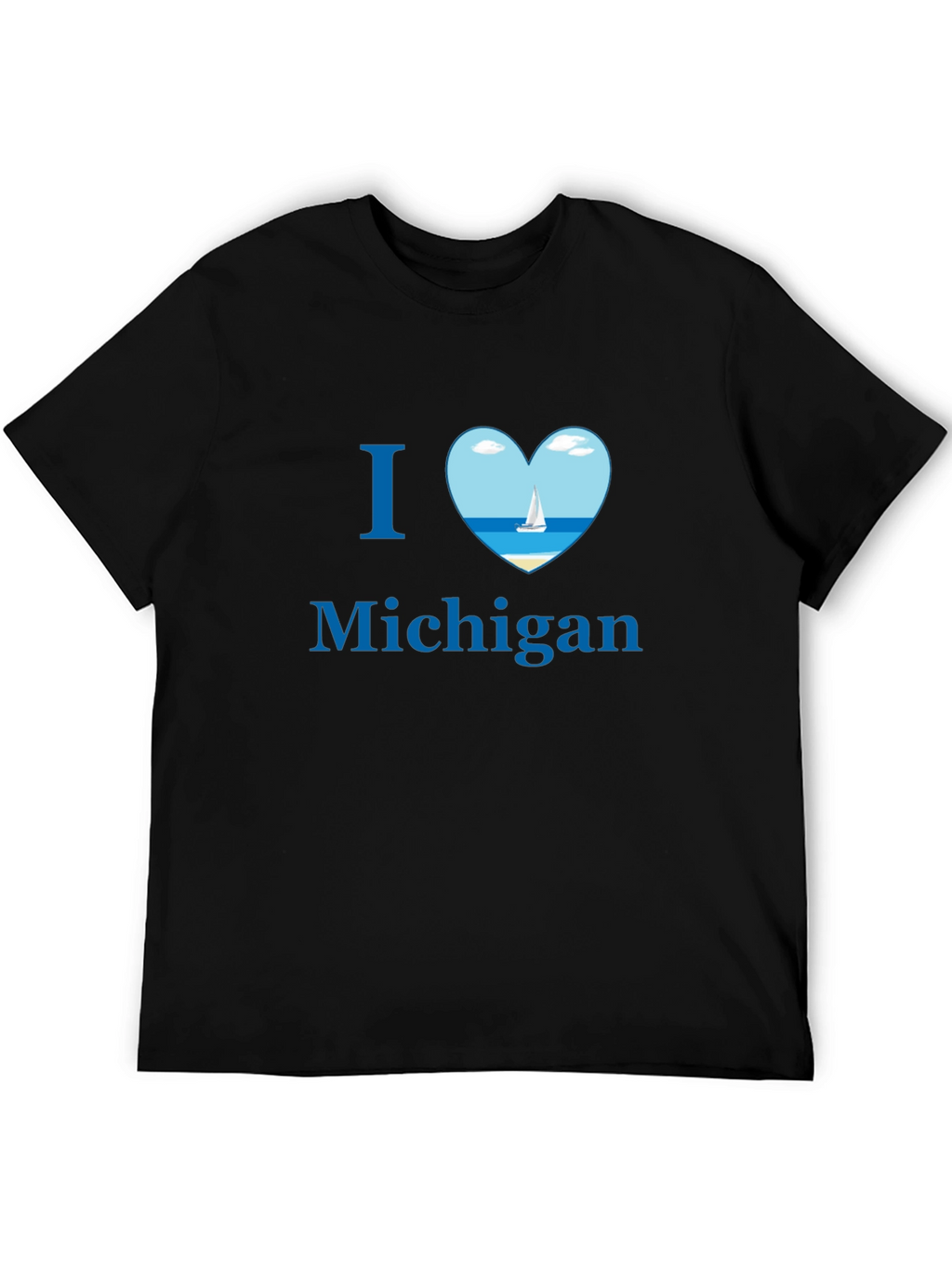I Heart Michigan Tee - Sailboat Design