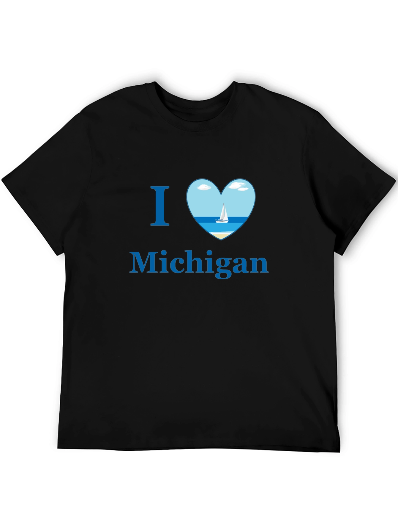 I Heart Michigan Tee - Sailboat Design