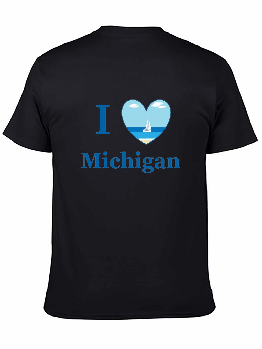 I Heart Michigan Tee - Sailboat Design